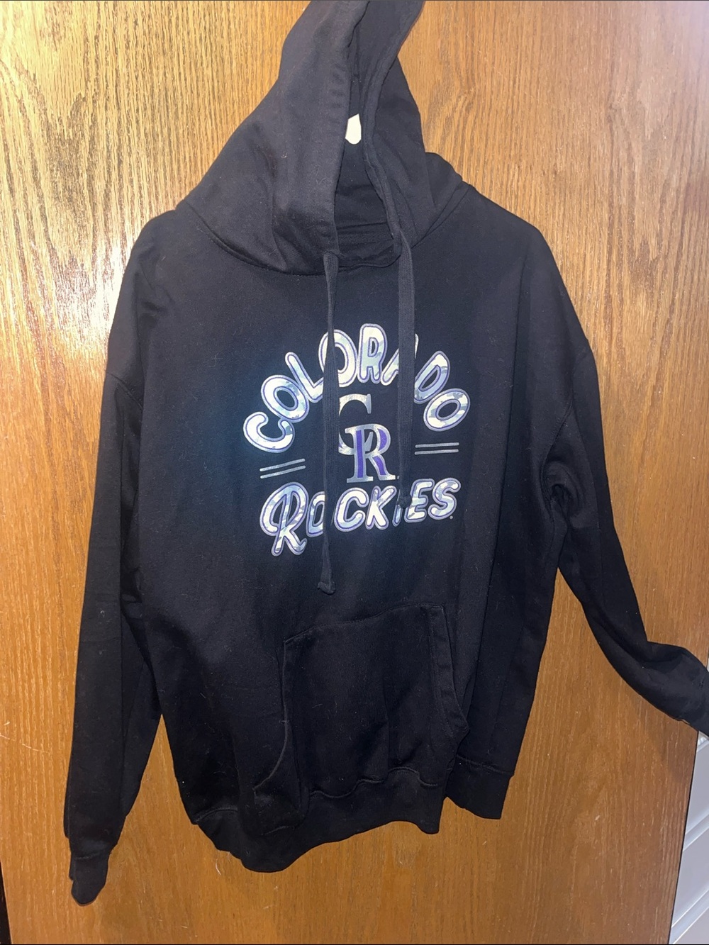 Gildan Black Colorado Rockies Pullover Hoodie